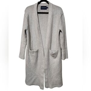 Calvin Klein Wool Blend Open Front Cardigan Size Medium